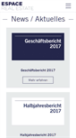 Mobile Screenshot of espacereal.ch